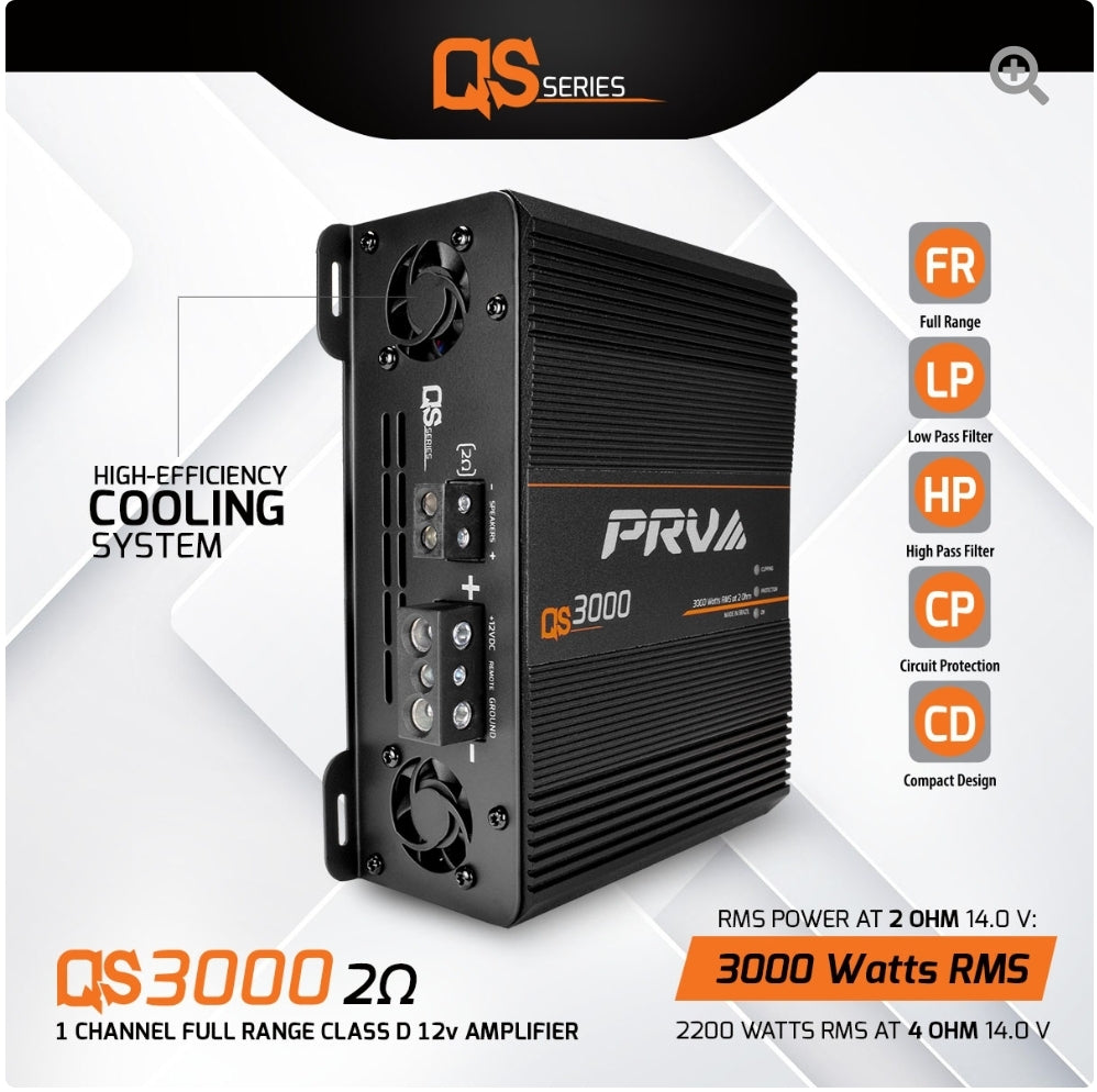 QS3000 PRV Amplifier