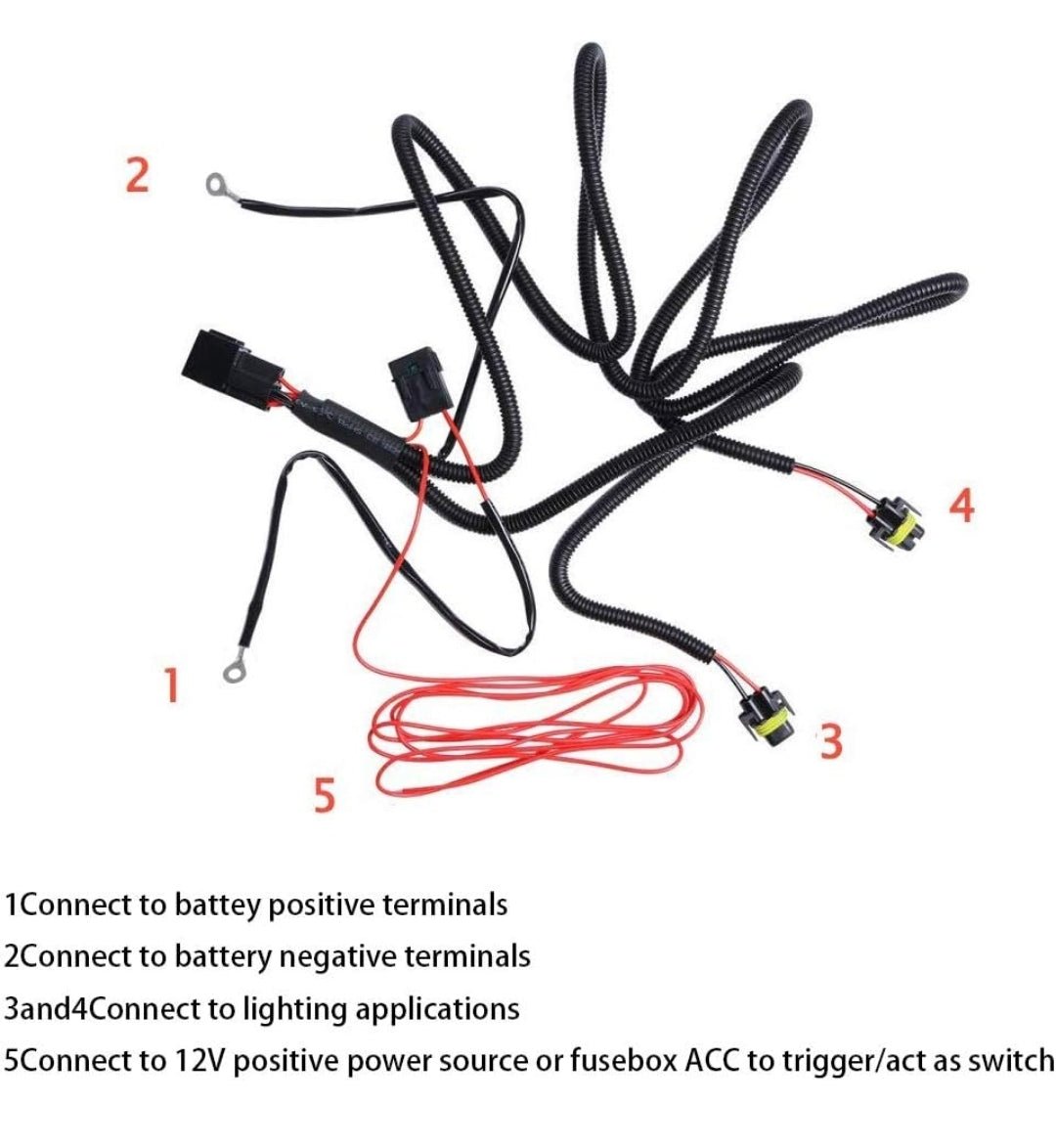 60A Relay Wiring Harness Kit