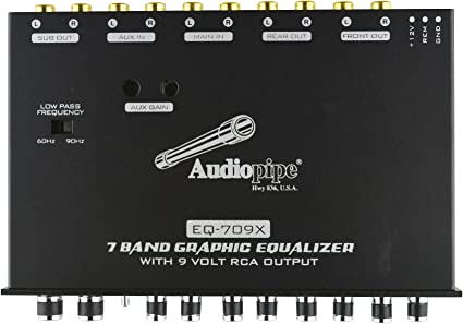 EQ-709X Audiopipe 9V Equalizer