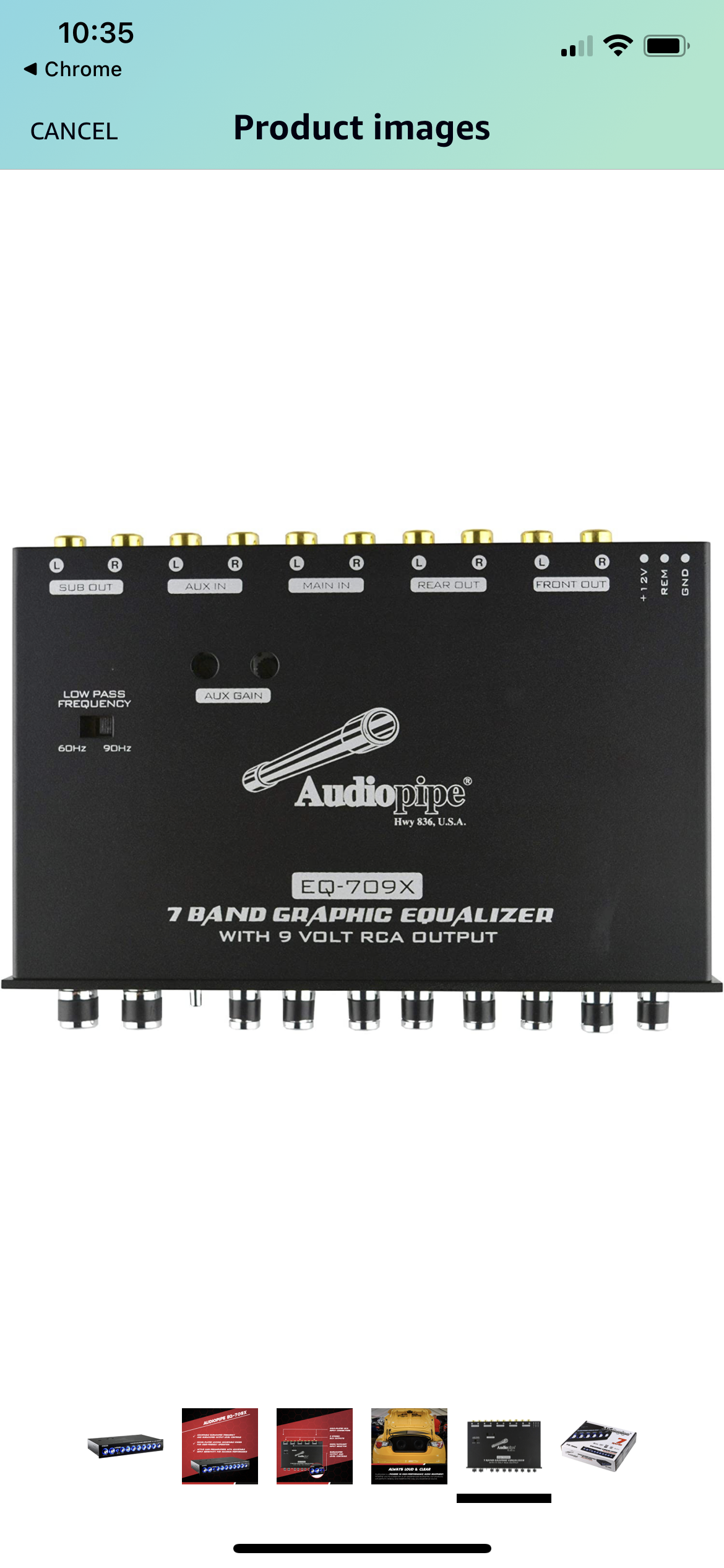 Audiopipe Equalizer 7 Band EQ709X