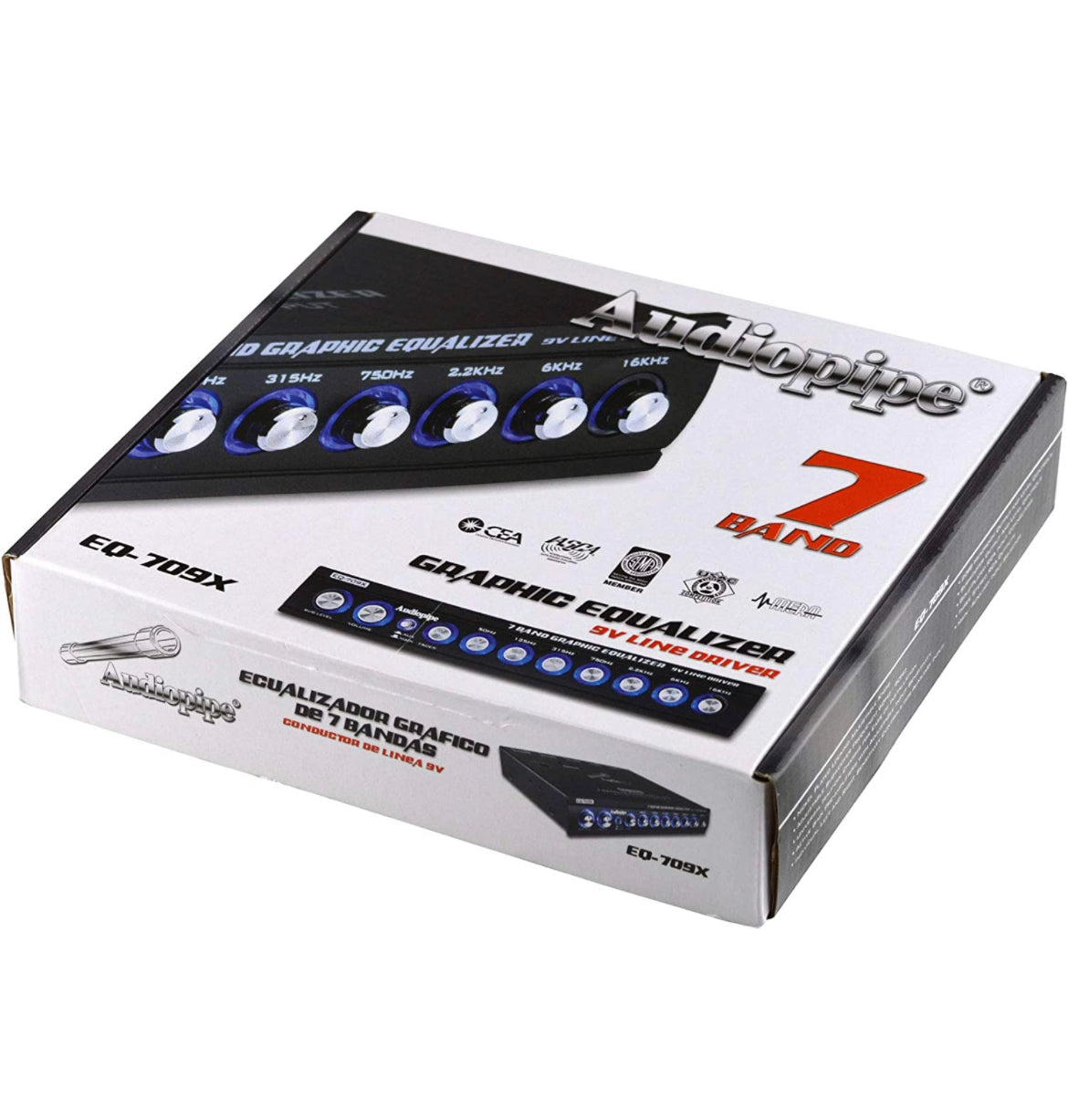 Audiopipe Equalizer 7 Band EQ709X